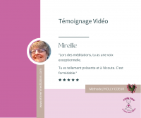 Témoignage Vidéo de Mireille sur mon accompagnement personnalisé