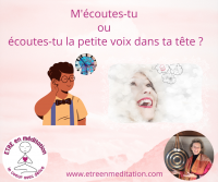 M'écoutes-tu ou écoutes-tu la petite voix dans ta tête ?